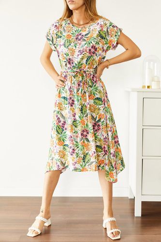Эластичное Платье Hanx С Асимметричным Цветочным Узором 0YXK6-43868-52 - Мульти, купить недорого