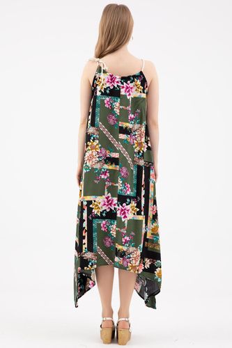 Платье Zen С Веревочными Бретелями 9008, Зеленый, купить недорого