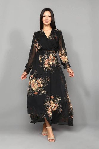Шифоновое Длинное Платье Myidol С Цветочным Рисунком 2438, фото