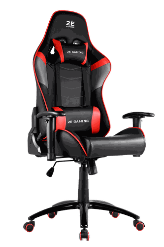 Игровое кресло 2E GAMING Chair BUSHIDO, Black/Red