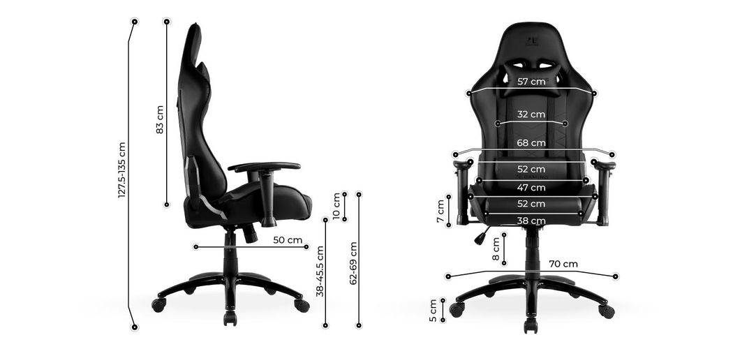 Игровое кресло 2E GAMING Chair BUSHIDO, Black/Black, фото № 10