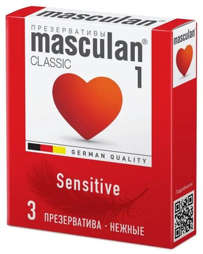  Masculan Sensitive prezervativlari 