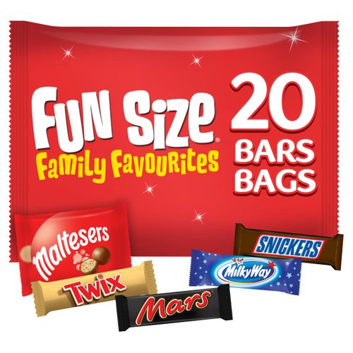 Мультиупаковка Family Favorites Fun Size, 20 батончиков/пакетов