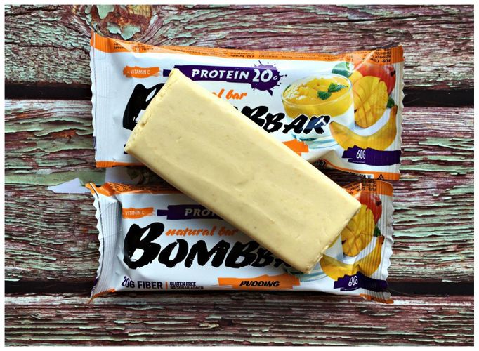 Протеиновый батончик Bombbar Protein Bar Пудинг, купить недорого