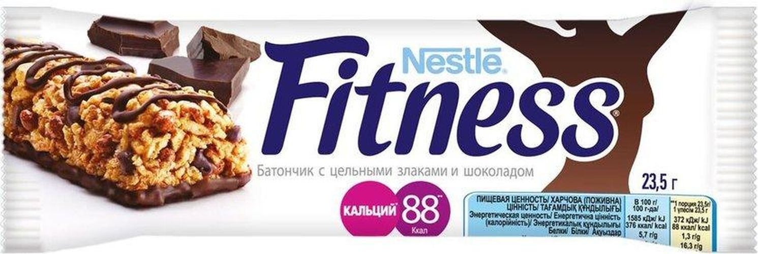 Nestle Fitness батончик с цельными злаками и шоколадом