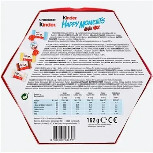 Kinder/ Kinder Happy moments mini mix/ Kinder kattalar va bolalar uchun shirin sovg'alar to'plami / Kinder syurpriz, в Узбекистане