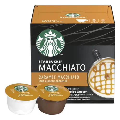 Кофе в капсулах Starbucks Macchiato Caramel by Nescafe Dolce Gusto, купить недорого