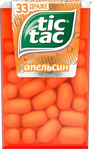 Draje konfetlari Tic Tac apelsin