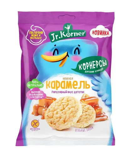 Хлебцы JR.Korner мини карамельные