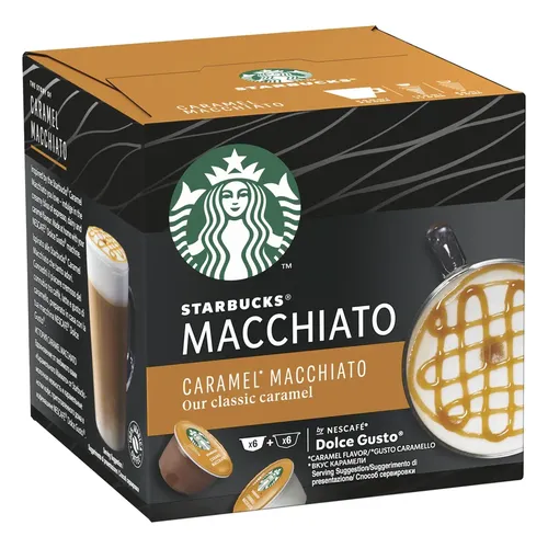 Кофе в капсулах Starbucks Macchiato Caramel by Nescafe Dolce Gusto, в Узбекистане