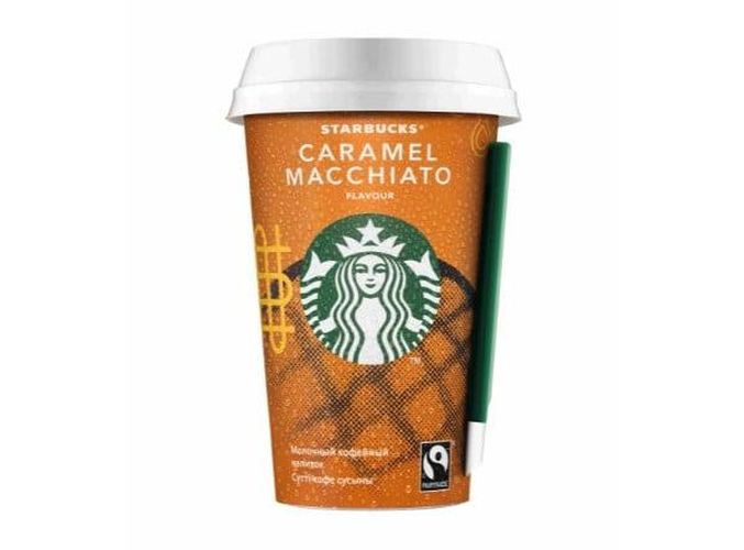 Sutli qahva ichimligi Starbucks Chilled Classics Caramel Macchiato