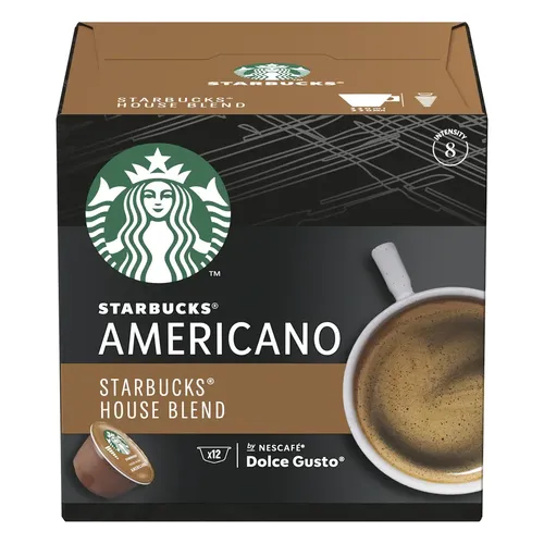 Кофе в капсулах Starbucks Americano House Blend, 12 шт