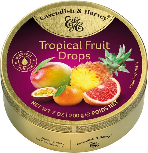 Леденцы Cavendish & Harvey Tropical Fruit Drops