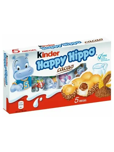 Батончики Kinder Happy Hippo Cacao