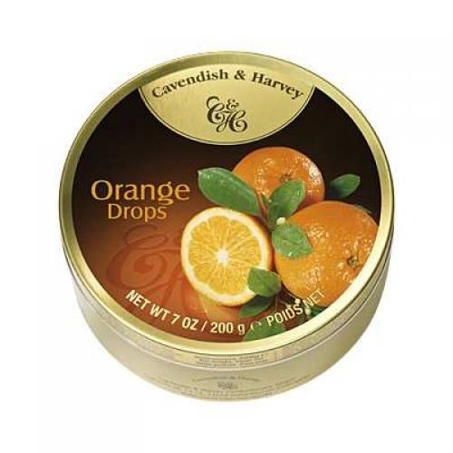 Леденцы Cavendish & Harvey Fruit Orange Drops