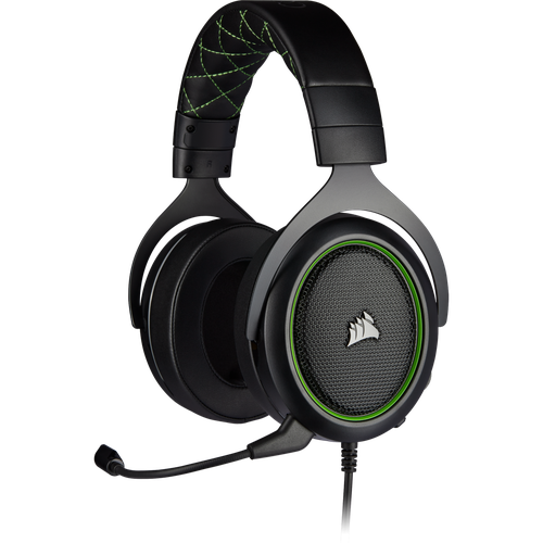 CORSAIR HS50 PRO STEREO o'yin quloqchinlari, Black-Green