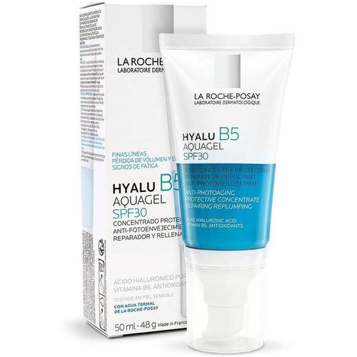 Konsentrlangan Aquagel La Roche-Posay Hyalu B5 namlantiruvchi va teri rangi uchun SPF30