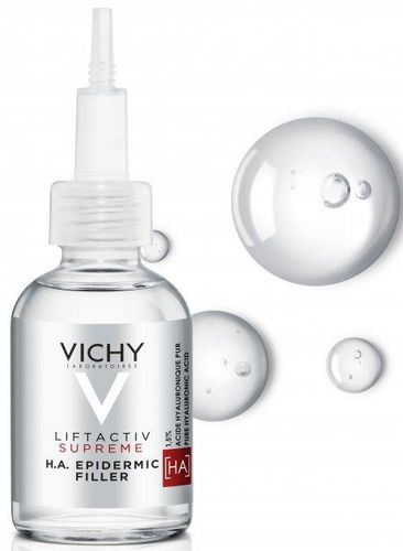 Антивозрастная сыворотка с гиалуроновой кислотой VICHY Liftactiv Supreme H.A. Epidermic Filler для сокращения морщин и восстановления упругости кожи, купить недорого