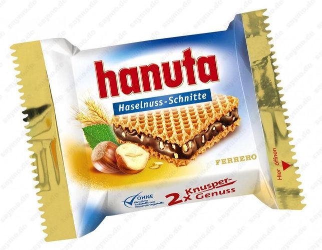 Вафли HANUTA haselnuss-schnitte