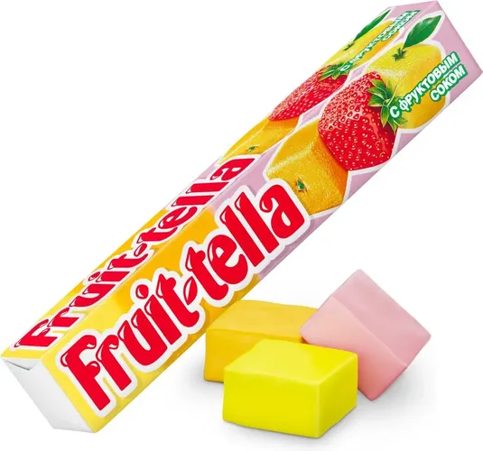 Chaynaladigan konfetlar Fruittella, Meva sharbati, купить недорого