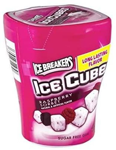 Жевательная резинка Ice cubes, Малина, 40.0