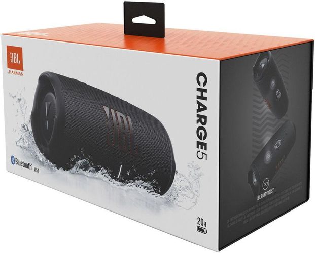 Portativ dinamik JBL Charge 5, Black, O'zbekistonda