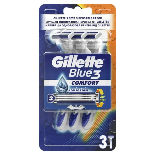 Бритвенный станок Gillette Blue3 Comfort, 3