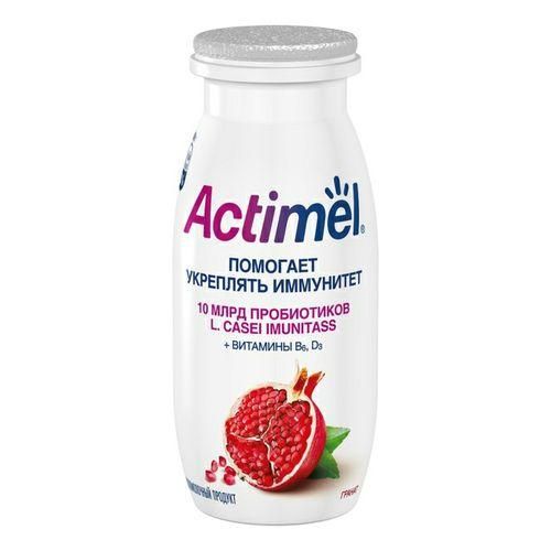 Kislomolochniy ichimlik Actimel, 100 мл, Гранат