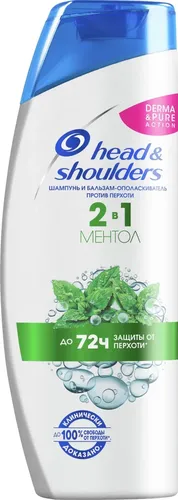 Шампунь Head&Shoulders 2в1 Ментол, против перхоти