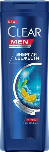 Shampun Clear Tozalik energiyasi, 400 ml