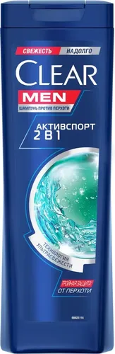 Shampun CLEAR Aktivsport 2 tasi 1 da, 400 ml