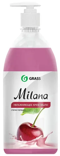 Жидкое мыло Grass Milana Спелая черешня, 1 л