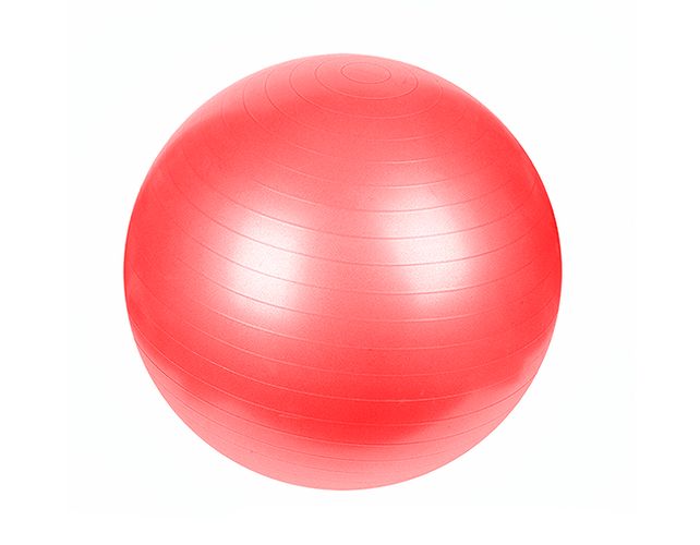 Fitbol fitnes uchun to'p PowerGym, Red, 75 см