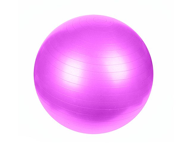 Fitbol fitnes uchun to'p PowerGym, Violet, 85 sm