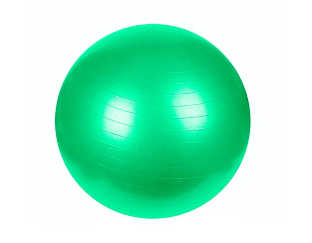 Fitbol fitnes uchun to'p PowerGym, Green, 85 sm