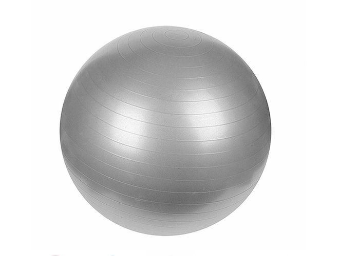 Fitbol fitnes uchun to'p PowerGym, Grey, 75 см