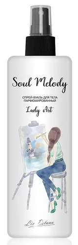 Sovg'alar to'plami Liv Delano SOUL MELODY lady art Dush uchun gel 250 gr va Sprey parda 200 gr, sotib olish