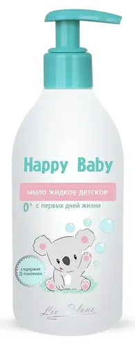 Suyuq sovun Liv Delano Baby Happy baby hayotning birinchi kunlaridan boshlab