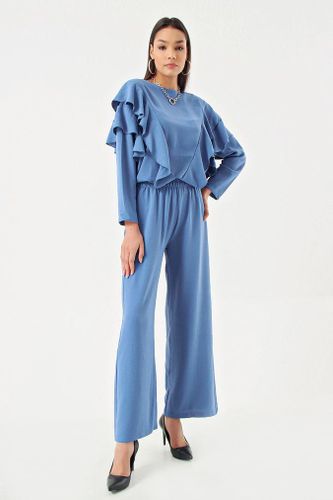 Аэробиновый комплект костюм Myidol 4425, Blue, купить недорого