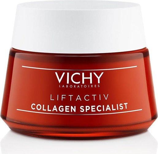 Barcha turdagi terilar uchun VICHY Liftactiv Collagen Specialist qarishga qarshi parvarish kremi