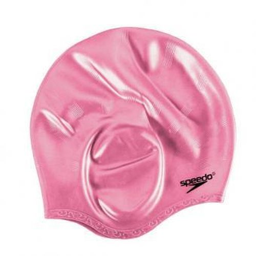 Quloqli Speedo suzish qalpoqchasi, Pink