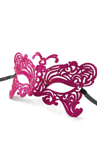 Yangi yil yaltiroq maskarad niqobi SHK Gift a010, Pink