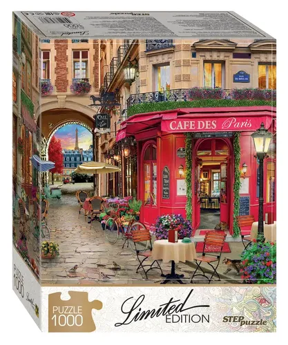 Степ Пазл / Пазл "Cafe des Paris" (Limited Edition), 1000 деталей / Step Puzzle