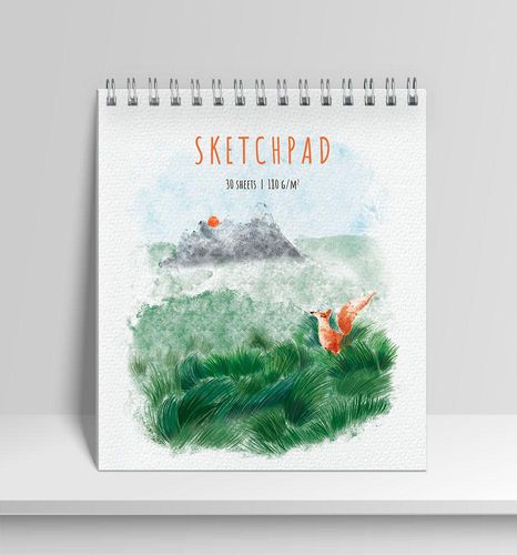 Sketchpad 30l Wsp A5 10753-EAC Maysadagi kichik tulki Sev 10753