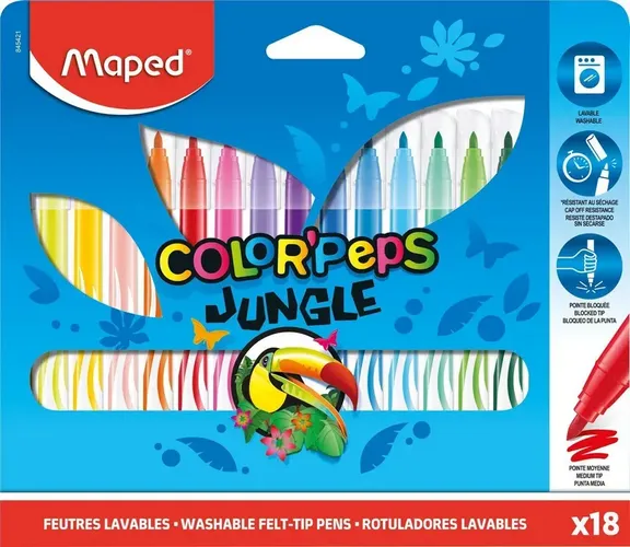 Flomaster Maped (18 rang. Color'Peps) 845421 Maped