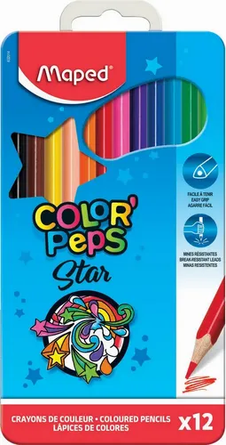 Набор цветных карандашей Maped Color''pers мягкие, 12 шт