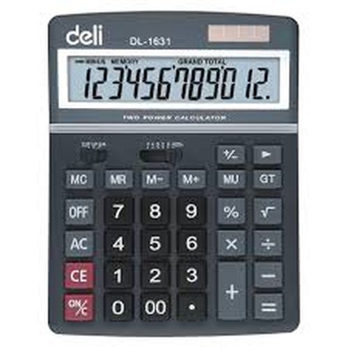 Калькулятор 12 разрядный Deli 1631