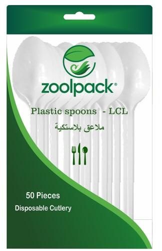 Zoolpack plastik qoshiqlari