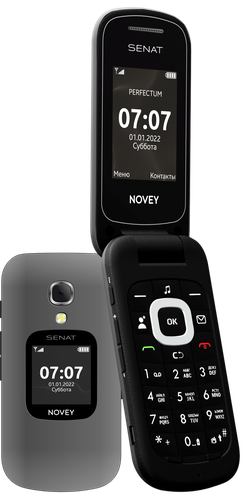 Мобильный телефон Novey Senat SC1, 32MB / 32MB, Space-Gray
