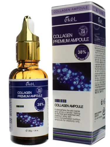 Kollagenli ampulali yuz aralashmasi Ekel Premium Ampoule Collagen